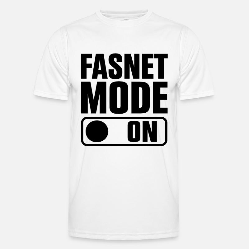 Fasnet Mode On - Men's Functional T-Shirt - white