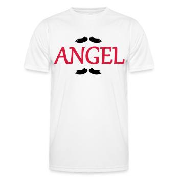 Angel Wings - Men's Functional T-Shirt - white - Front - AI Model Male 178 dark (178cm)