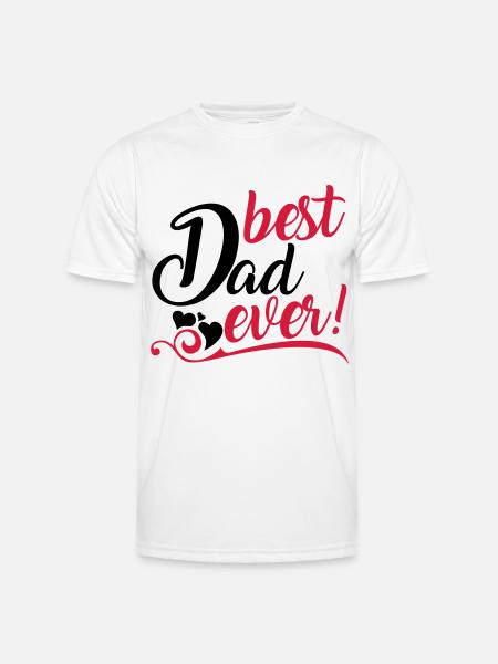 best Dad ever! - Men's Functional T-Shirt - white