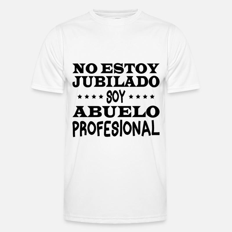 Ich bin nicht im Ruhestand, ich bin ein berufstätiger Großvater Männer Funktions-T-Shirt