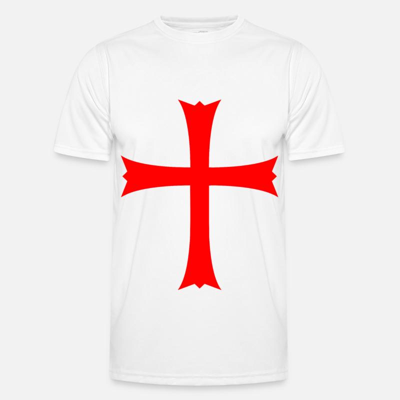 Jerusalem kreuz Jerusalemkreuz Männer Funktions-T-Shirt