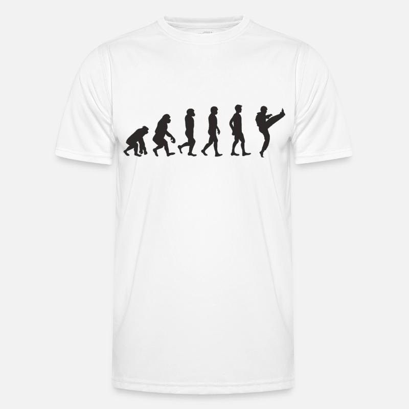 Evolution Karate - Men's Functional T-Shirt - white