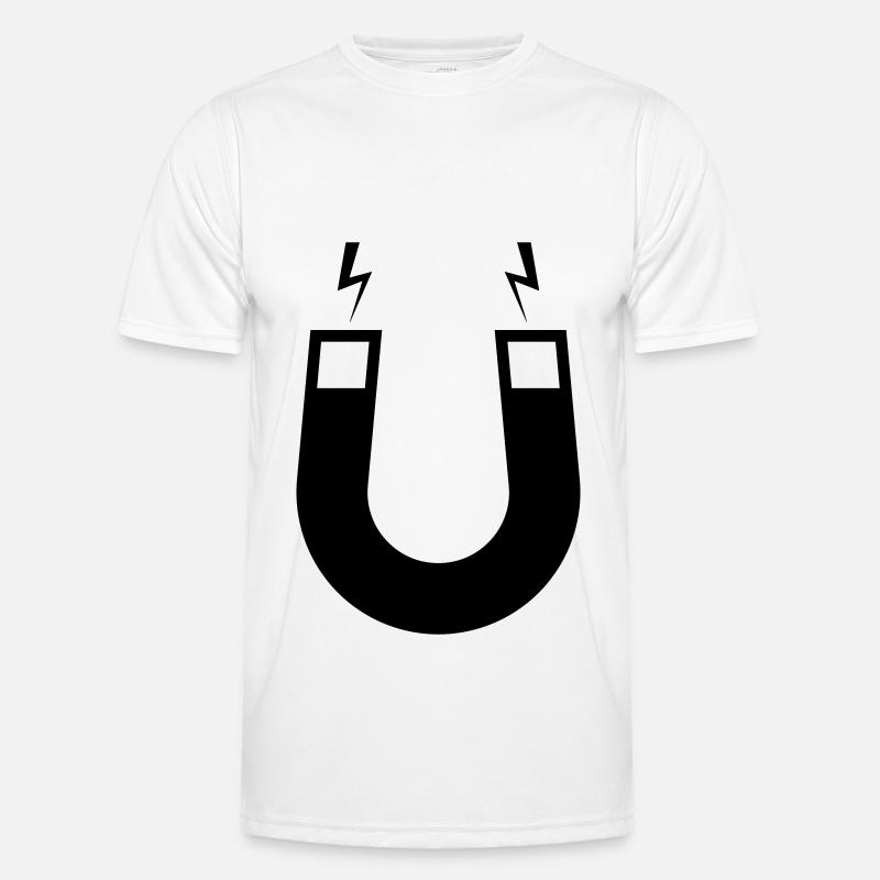 Horseshoe magnet Men's Functional T-Shirt