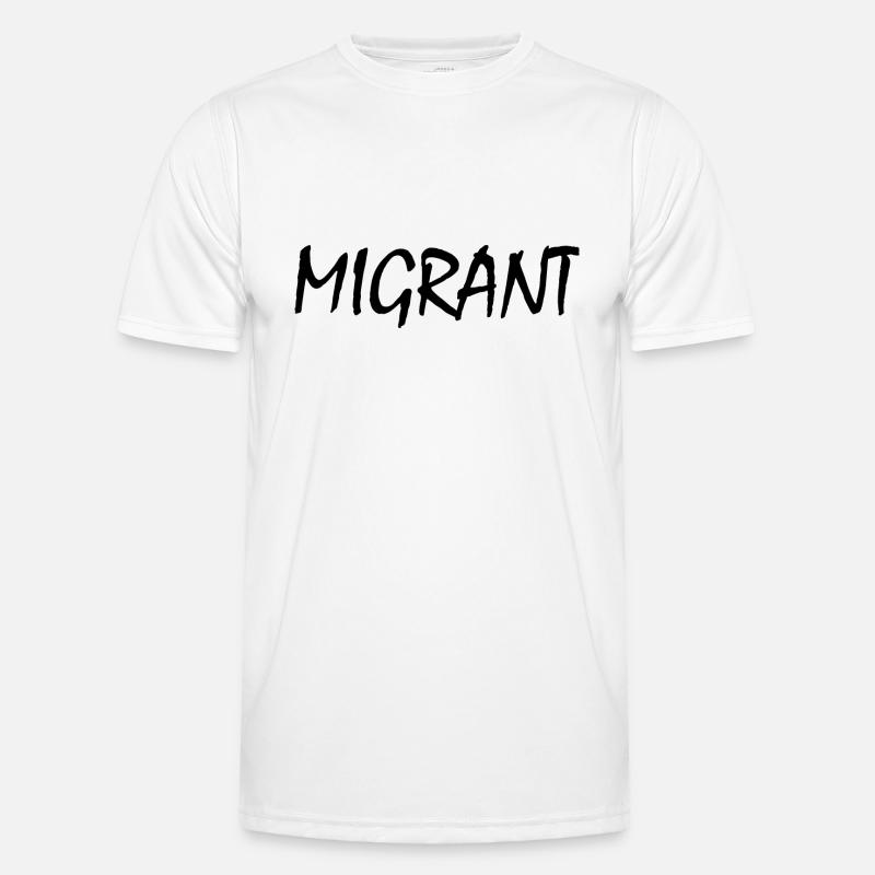 Migrant Männer Funktions-T-Shirt