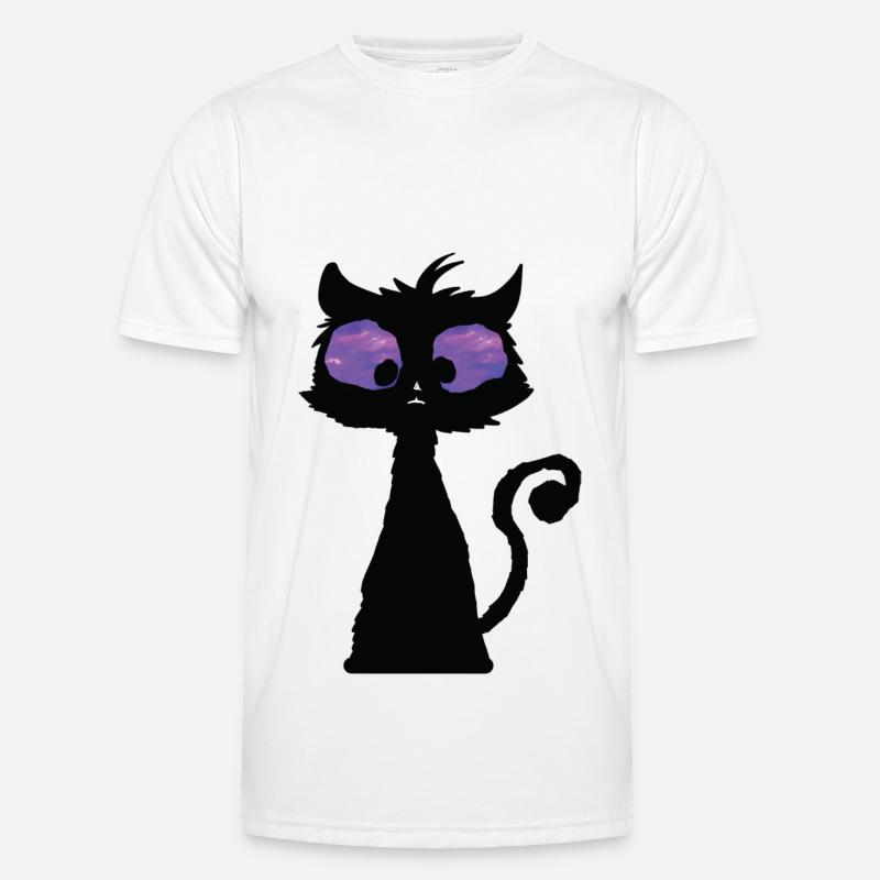 Psychedelic cat Men's Functional T-Shirt