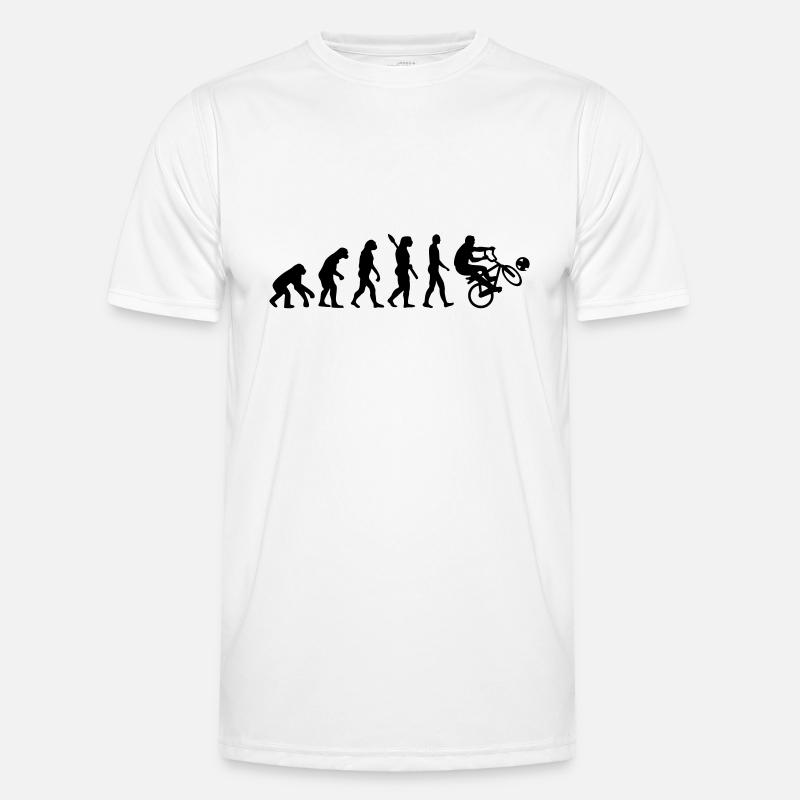 Radball - Männer Funktions-T-Shirt - Weiß