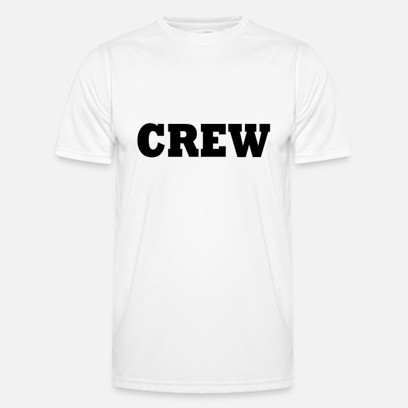 Crew - Männer Funktions-T-Shirt - Weiß