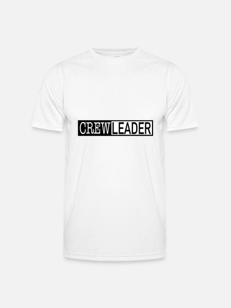 Crew Member - Männer Funktions-T-Shirt - Weiß