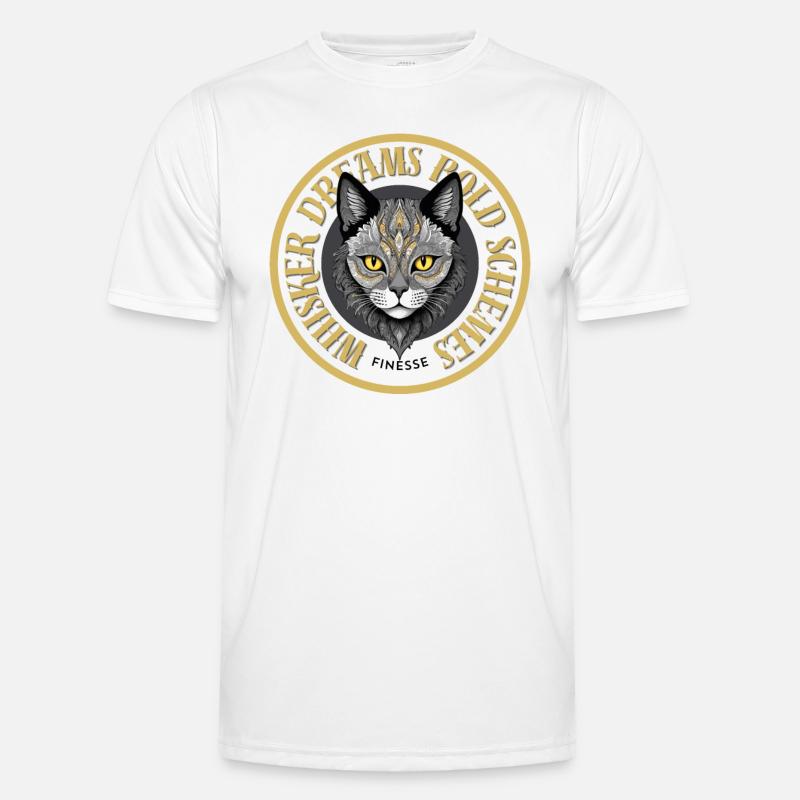 Whisker Dreams, Bold Schemes Men's Functional T-Shirt
