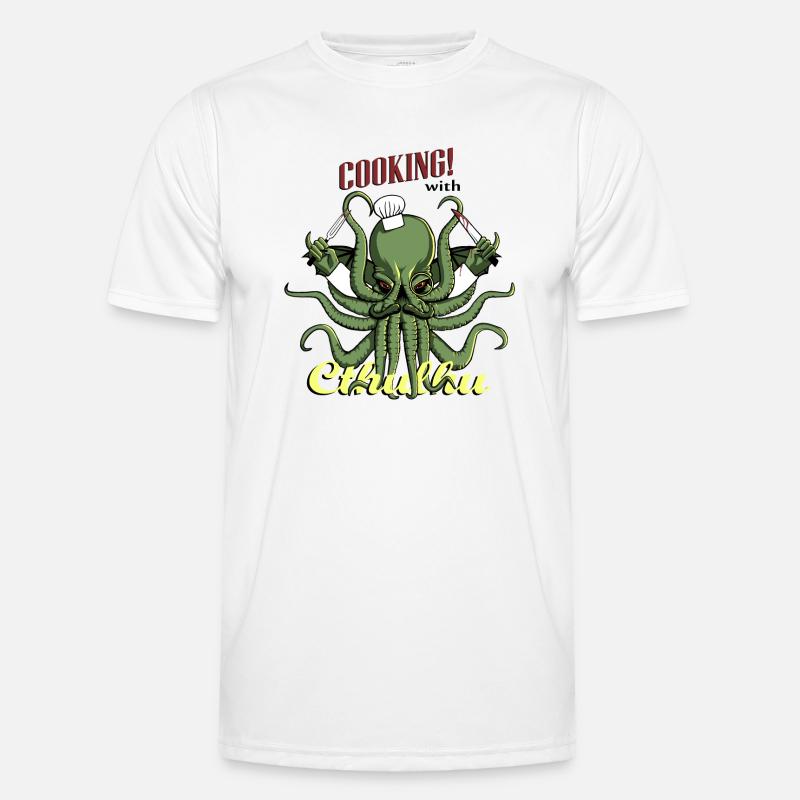 Kochen mit Cthulhu! Männer Funktions-T-Shirt