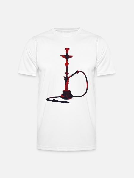 Shisha T-Shirt - Männer Funktions-T-Shirt - Weiß