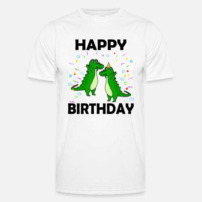 Joyeux anniversaire Aligator T-shirt sport Homme