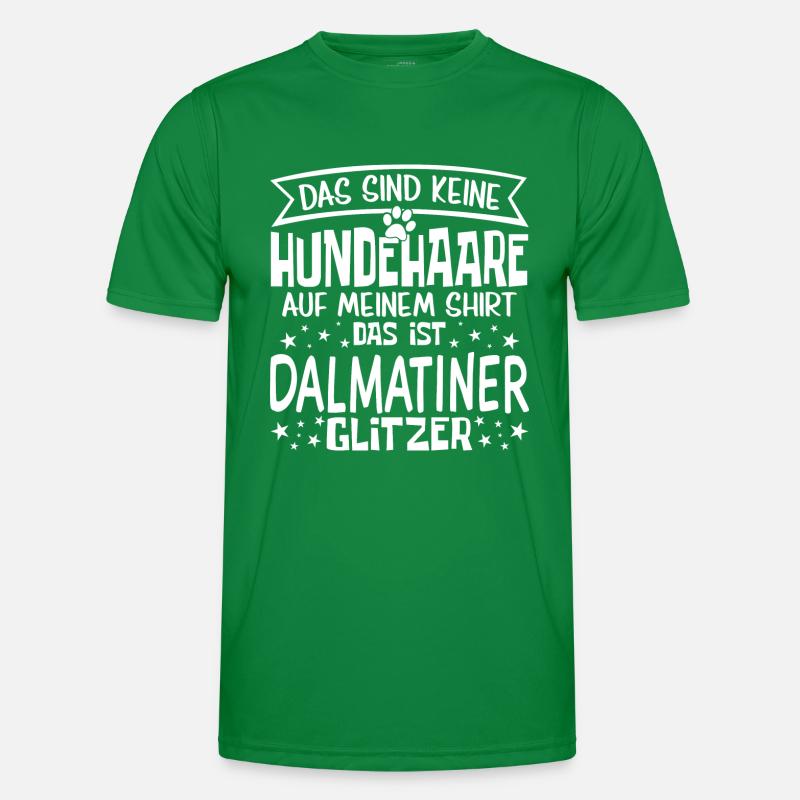 Dalmatiner Glitzer Männer Funktions-T-Shirt