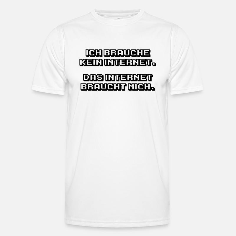 Internet Männer Funktions-T-Shirt