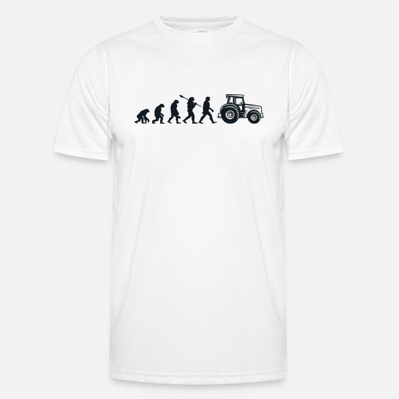 Darwin Evolution for Farmers 🚜 Men's Functional T-Shirt