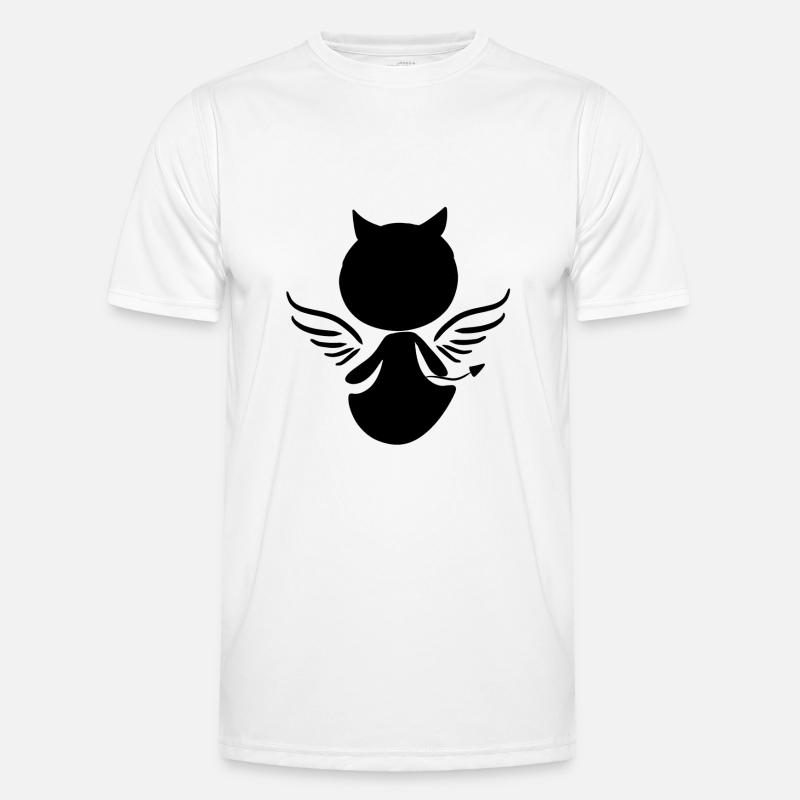 Devil Symbol Man Wings Men's Functional T-Shirt