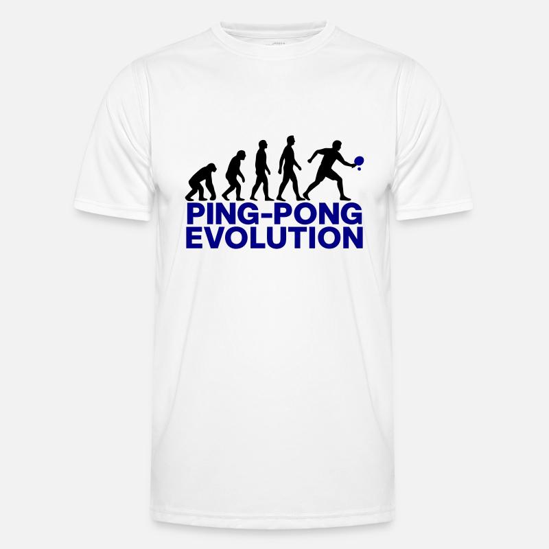 Ping-Pong Evolution Smash Geschenk Cool Männer Funktions-T-Shirt