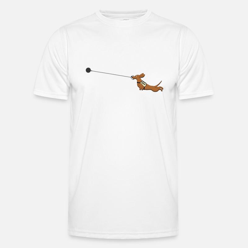 Hammer throw - Men's Functional T-Shirt - white