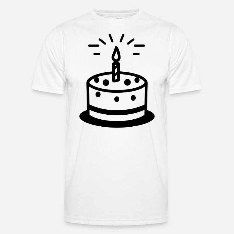 Birthday cake Men's Functional T-Shirt