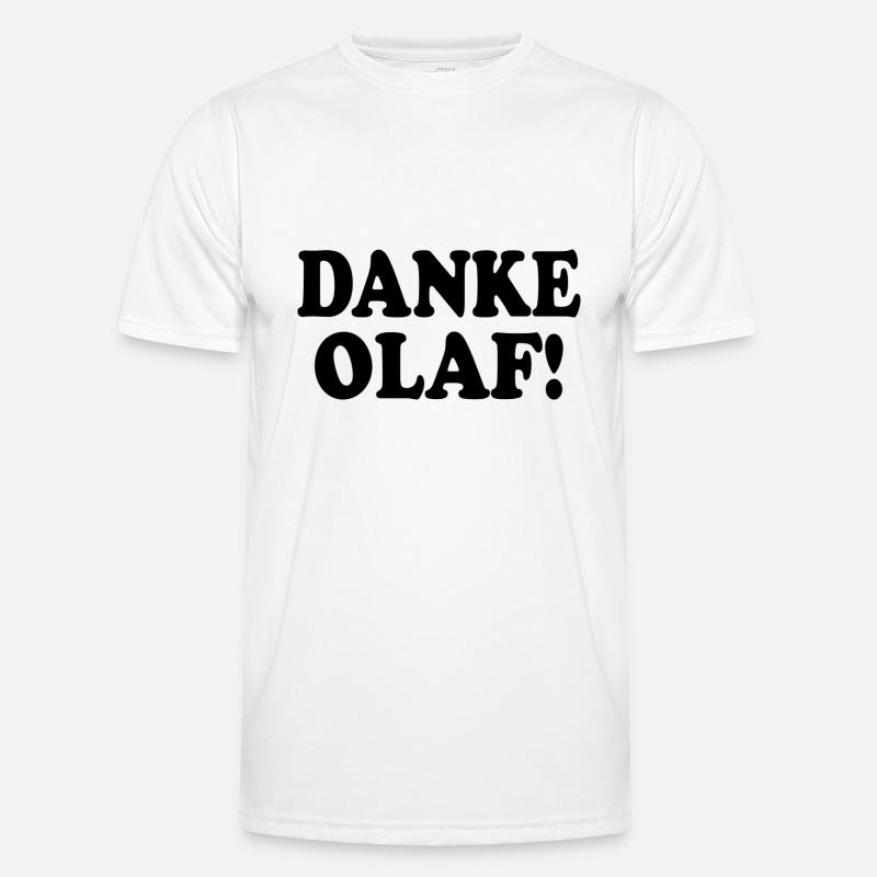 Danke olaf Männer Funktions-T-Shirt