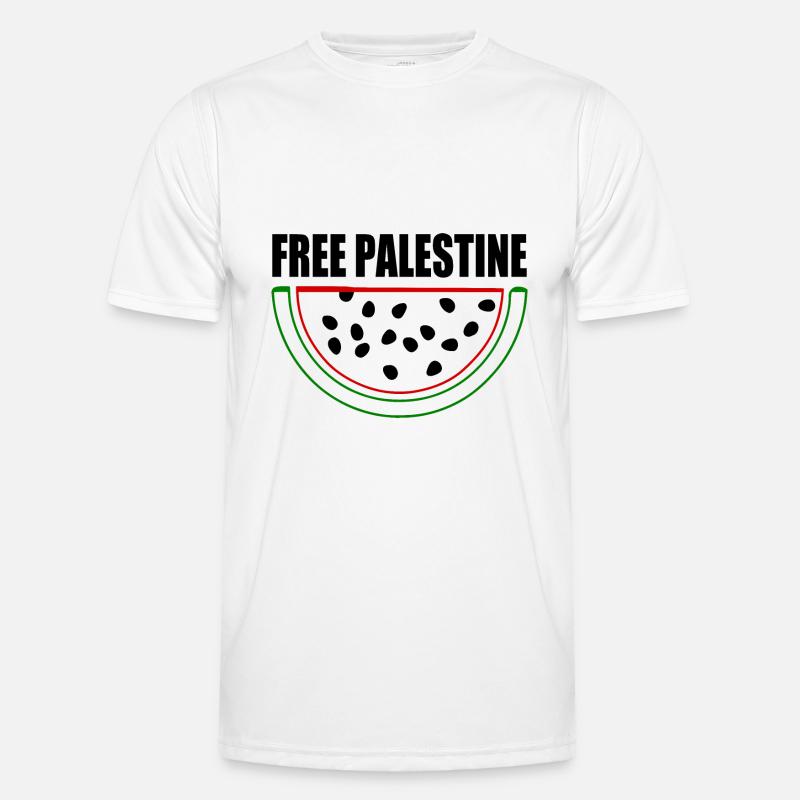 Free palestine Melon pastèque T-shirt sport Homme