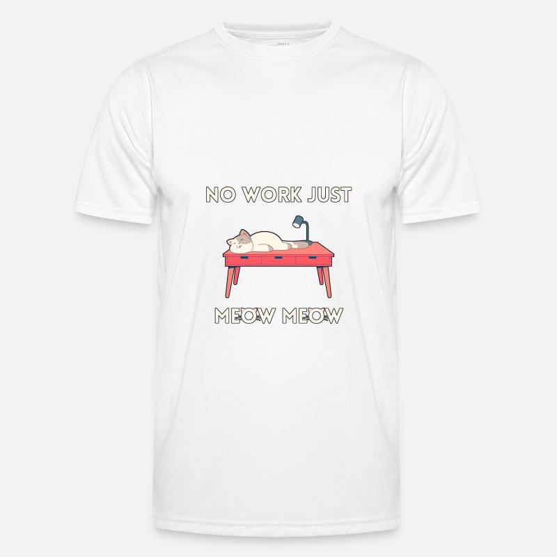Hard-working cat Men's Functional T-Shirt