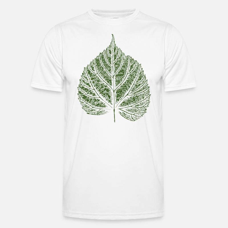 Blatt Linde / Lindenblatt Männer Funktions-T-Shirt