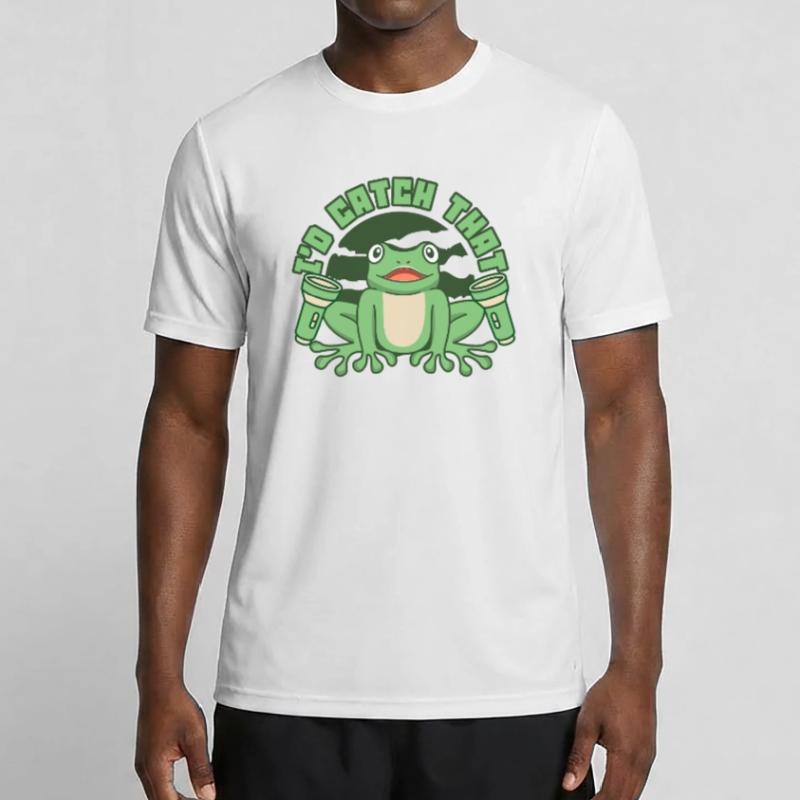 I'd Catch That Tree Frog Toad Tadpole Frog Men's Functional T-Shirt