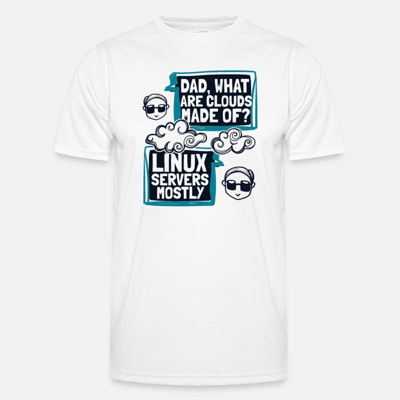 Papa quels sont les clouds faits de Developer Coder T-shirt sport Homme