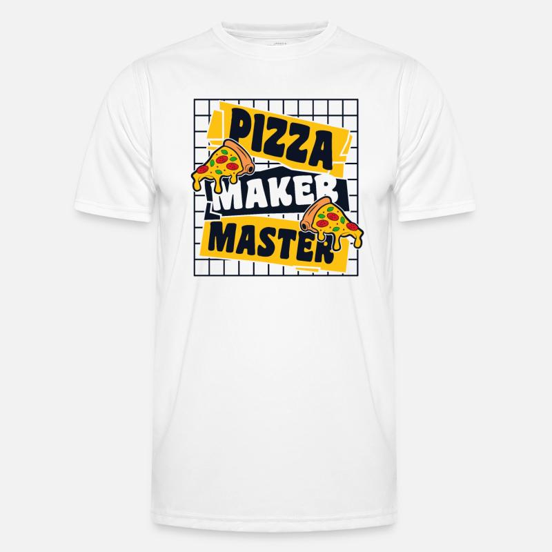 Pizza Maker Master Pizzaofen Pizza Pizzablech Männer Funktions-T-Shirt