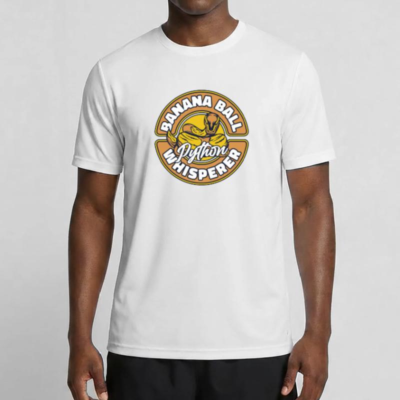 Banana Ball Python Whisperer Python Banana Ball Männer Funktions-T-Shirt
