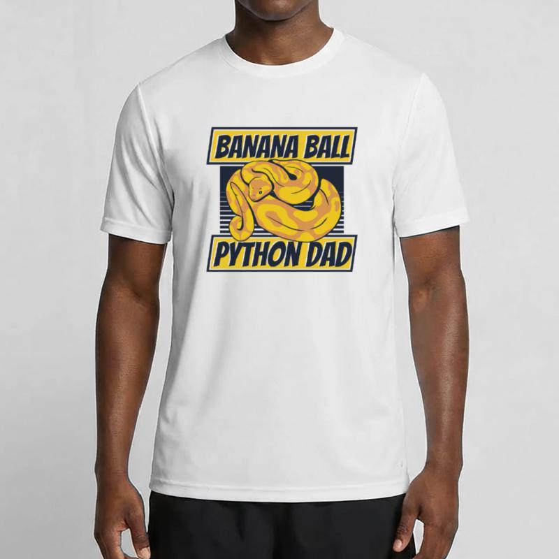 Boule de banane Python Papa Python Serpent Banane T-shirt sport Homme