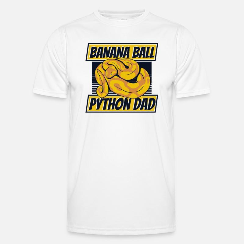 Boule de banane Python Papa Python Serpent Banane T-shirt sport Homme