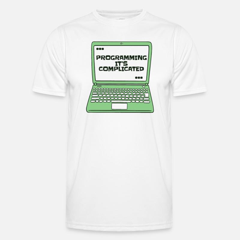 Programming It's Complicated Developer Coder Men's Functional T-Shirt
