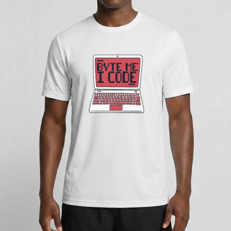 Byte Me I Code Developer Software Developer Men's Functional T-Shirt