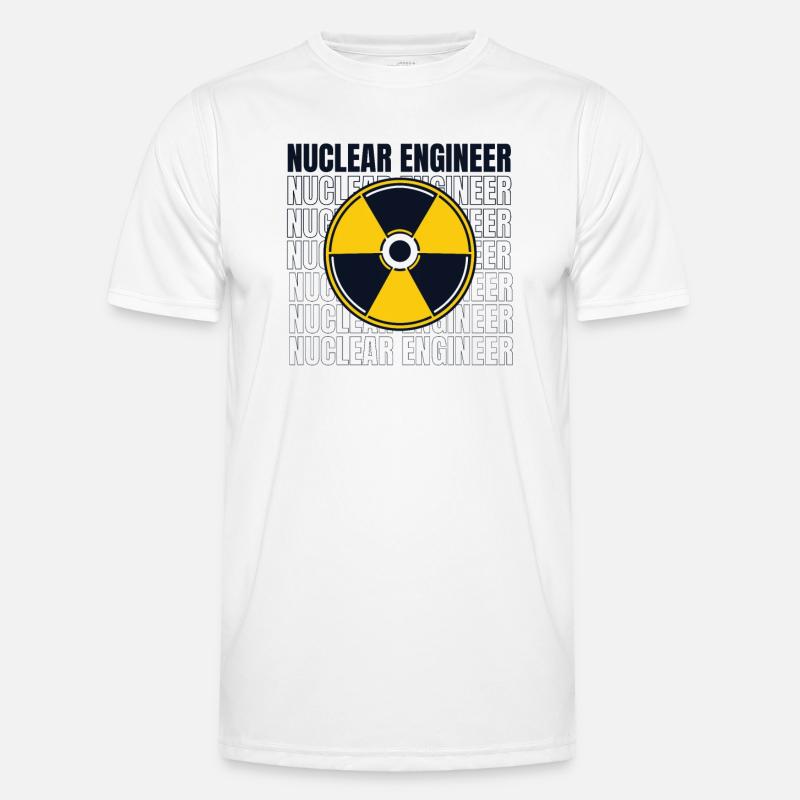 Nuclear Engineer Uranium Energy Nuclear Engineer Men's Functional T-Shirt