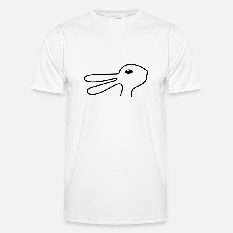 Rabbit and duck - Men's Functional T-Shirt - white