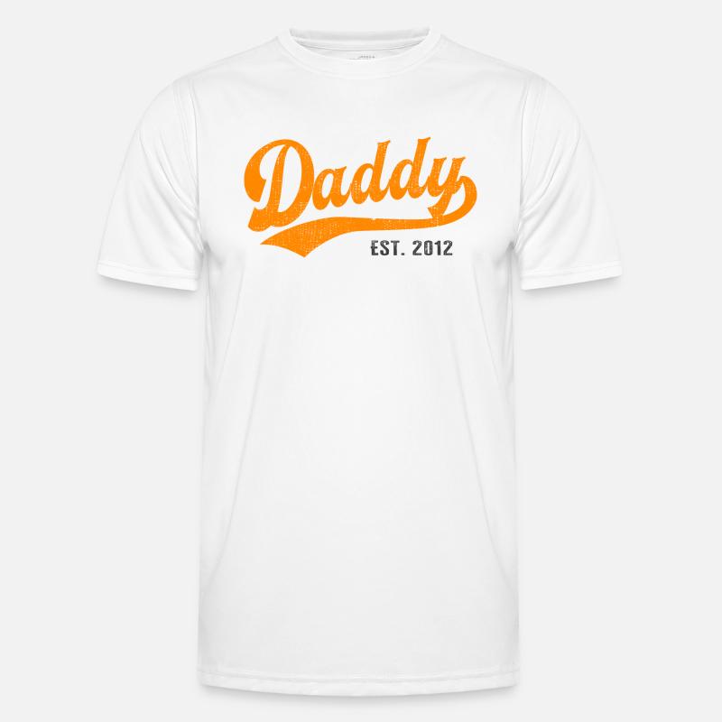 Daddy - Bester Dad Daddy Papa der Welt - est. 2012 Männer Funktions-T-Shirt