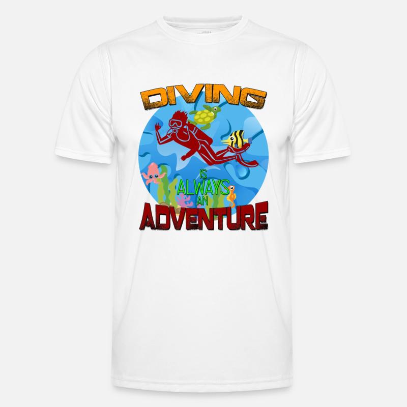 Divers Diving Men's Functional T-Shirt
