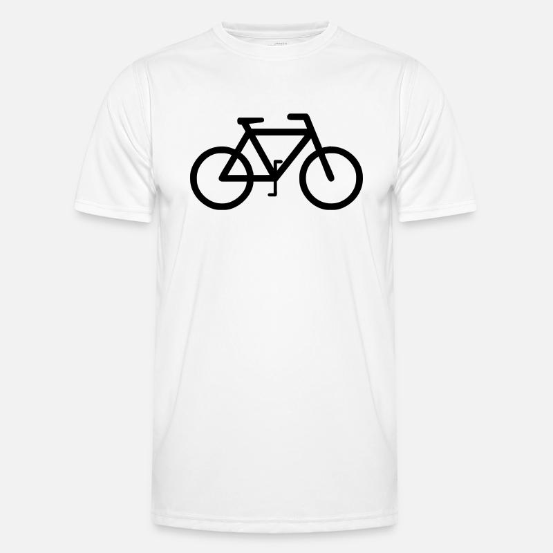 bicyle - Men's Functional T-Shirt - white