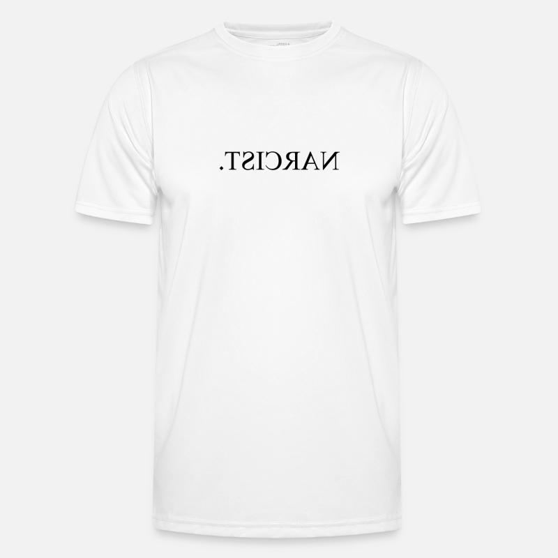 Narziss Grau Männer Funktions-T-Shirt
