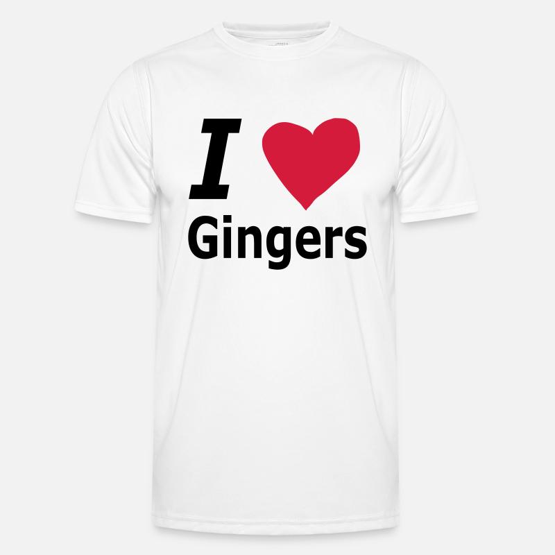 I love Gingers Men's Functional T-Shirt