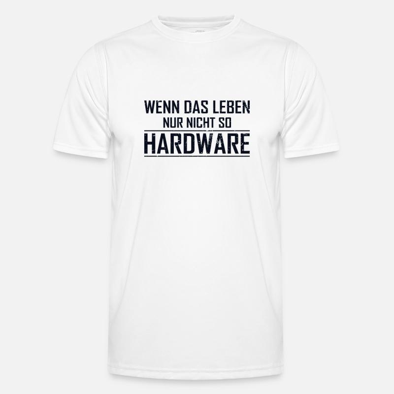 Leben Hardware Informatiker Admin IT-Betrieb Männer Funktions-T-Shirt