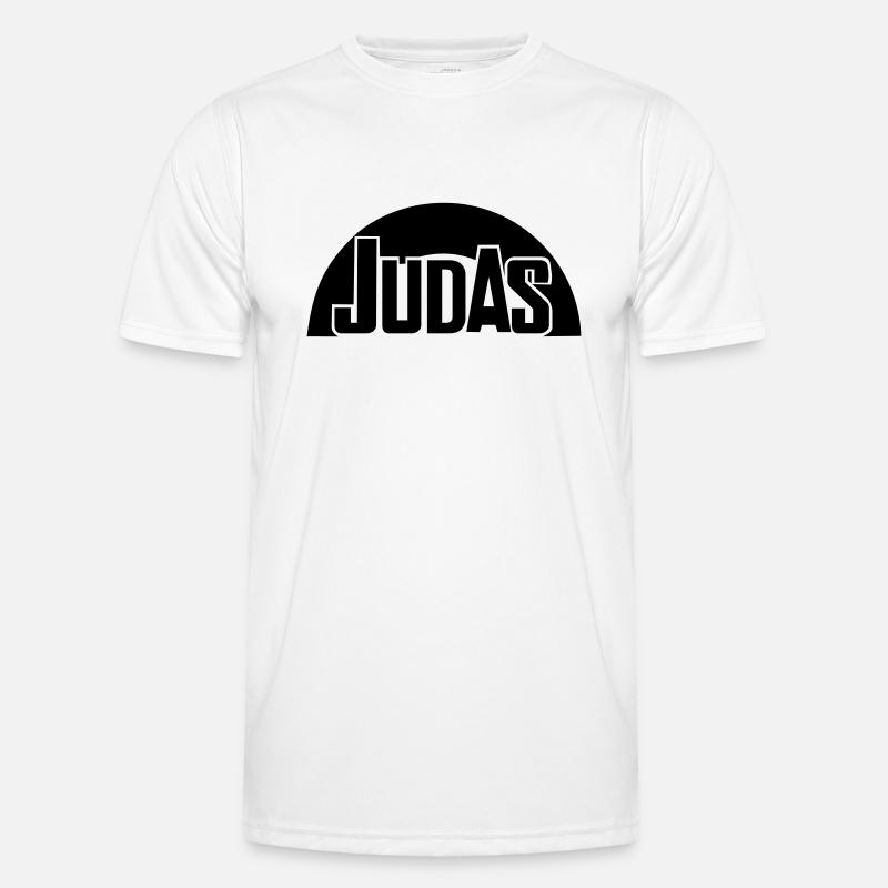 Judas - Verräter - Männer Funktions-T-Shirt - Weiß