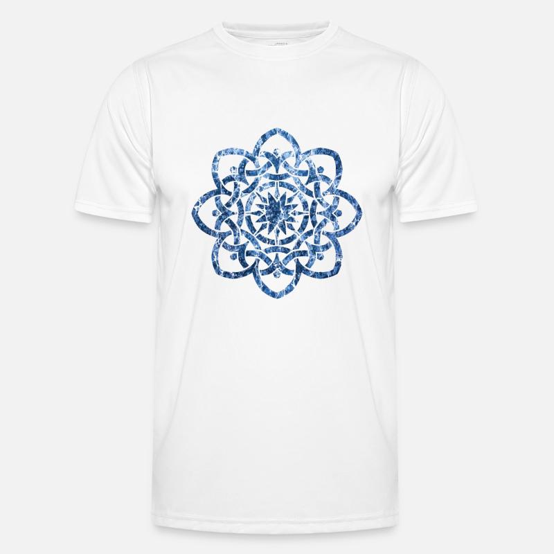 celtic knot 19 e 206 - Men's Functional T-Shirt - white