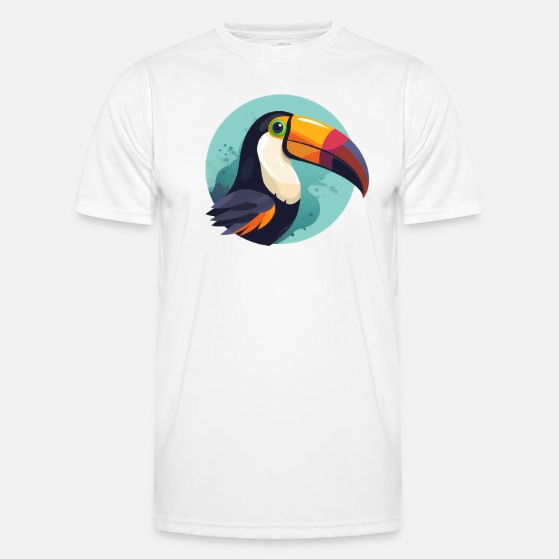 Toucan with background Men's Functional T-Shirt