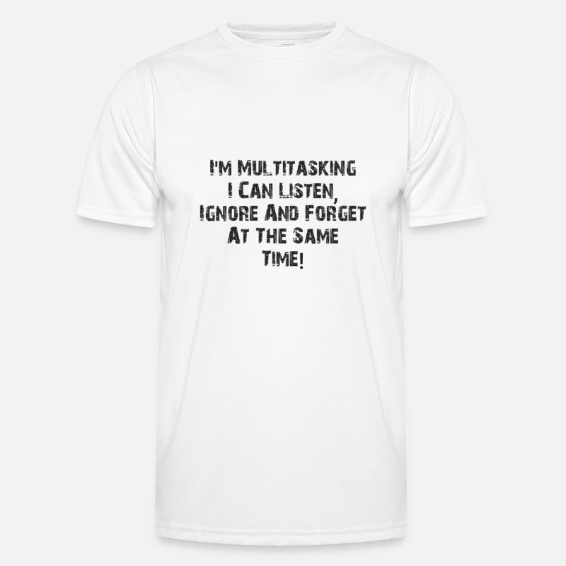 ADHS-Multitasking Männer Funktions-T-Shirt