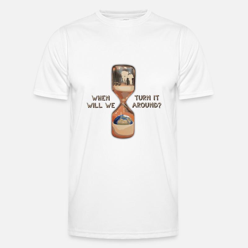 Save the planet Climate change Global warming Men's Functional T-Shirt