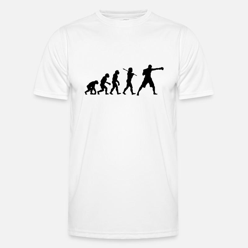Boxing Evolution - Men's Functional T-Shirt - white