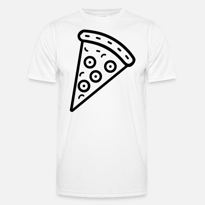 part de pizza T-shirt sport Homme